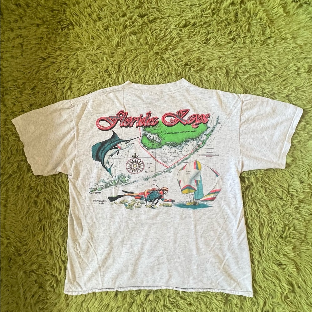 Vintage Florida Keys t shirt size large in good condition